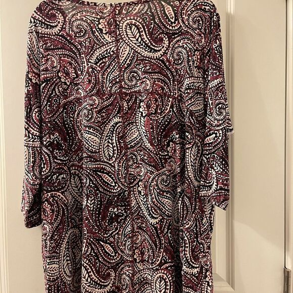 Sigrid Olsen Paisley Women’s Top Size 1X - Picture 2 of 5